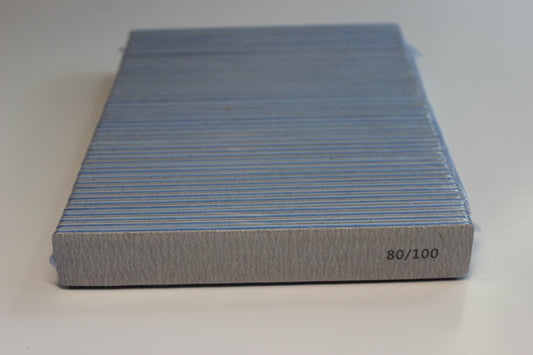 80/100 grit rectangle nail file